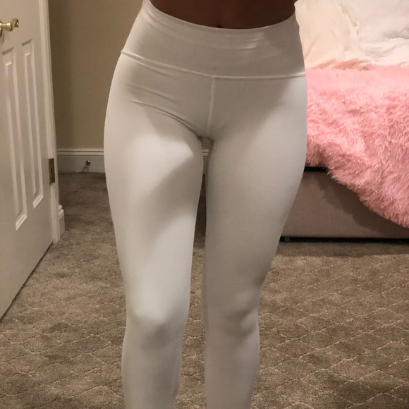 White Lululemon Leggings - Picture 2 of 11